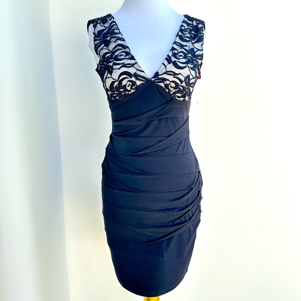 Elegant Black Lace Dress